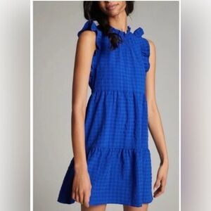 Anthropologie Maeve Blue Dress XL